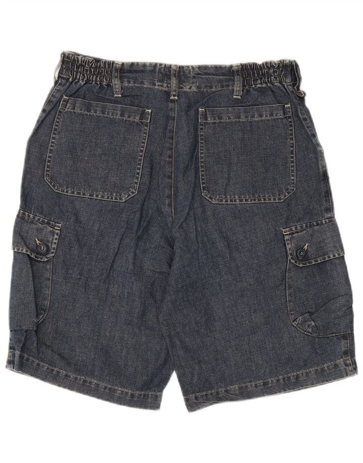 Trussardi Мужские джинсовые шорты карго IT 48 Medium W30 Синие, хлопок