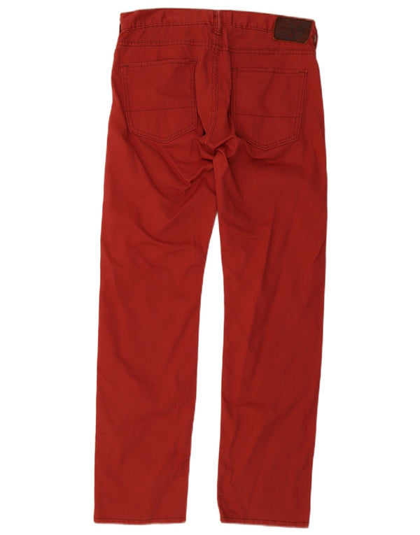 Мужские прямые повседневные брюки Dockers W30 L32, красный хлопок