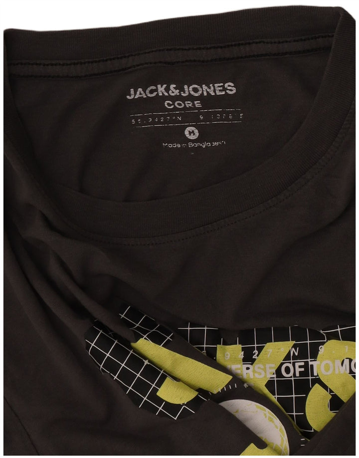 Мужская футболка с рисунком Jack & Jones, средний серый