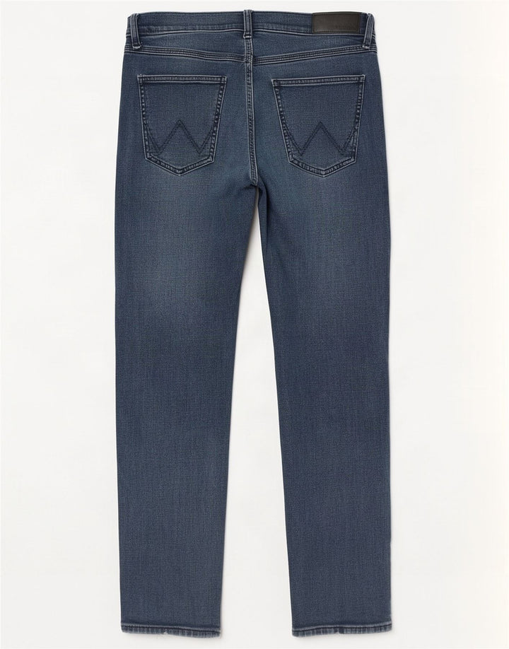 Мужские узкие джинсы Wrangler W32 L32, темно-синий хлопок