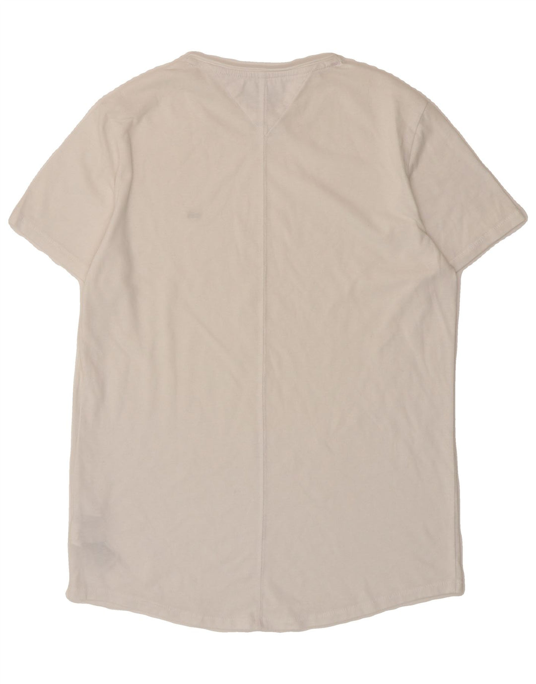 TOMMY HILFIGER Mens T-Shirt Top Medium White Cotton Vintage Tommy Hilfiger and Second-Hand Tommy Hilfiger from Messina Hembry 