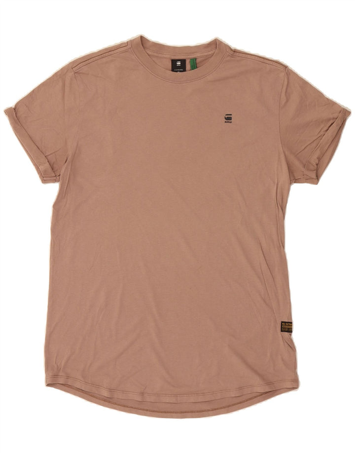 G-STAR Mens T-Shirt Top Medium Beige Cotton Vintage G-Star and Second-Hand G-Star from Messina Hembry 