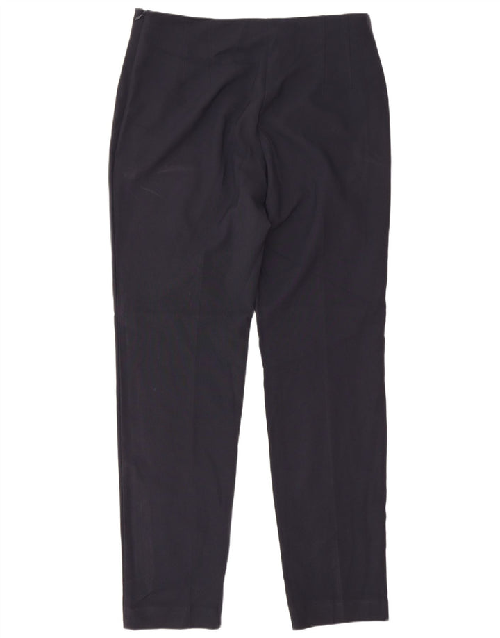 Женские узкие костюмные брюки Marks & Spencer UK 12 Medium W30 L30 Темно-синие