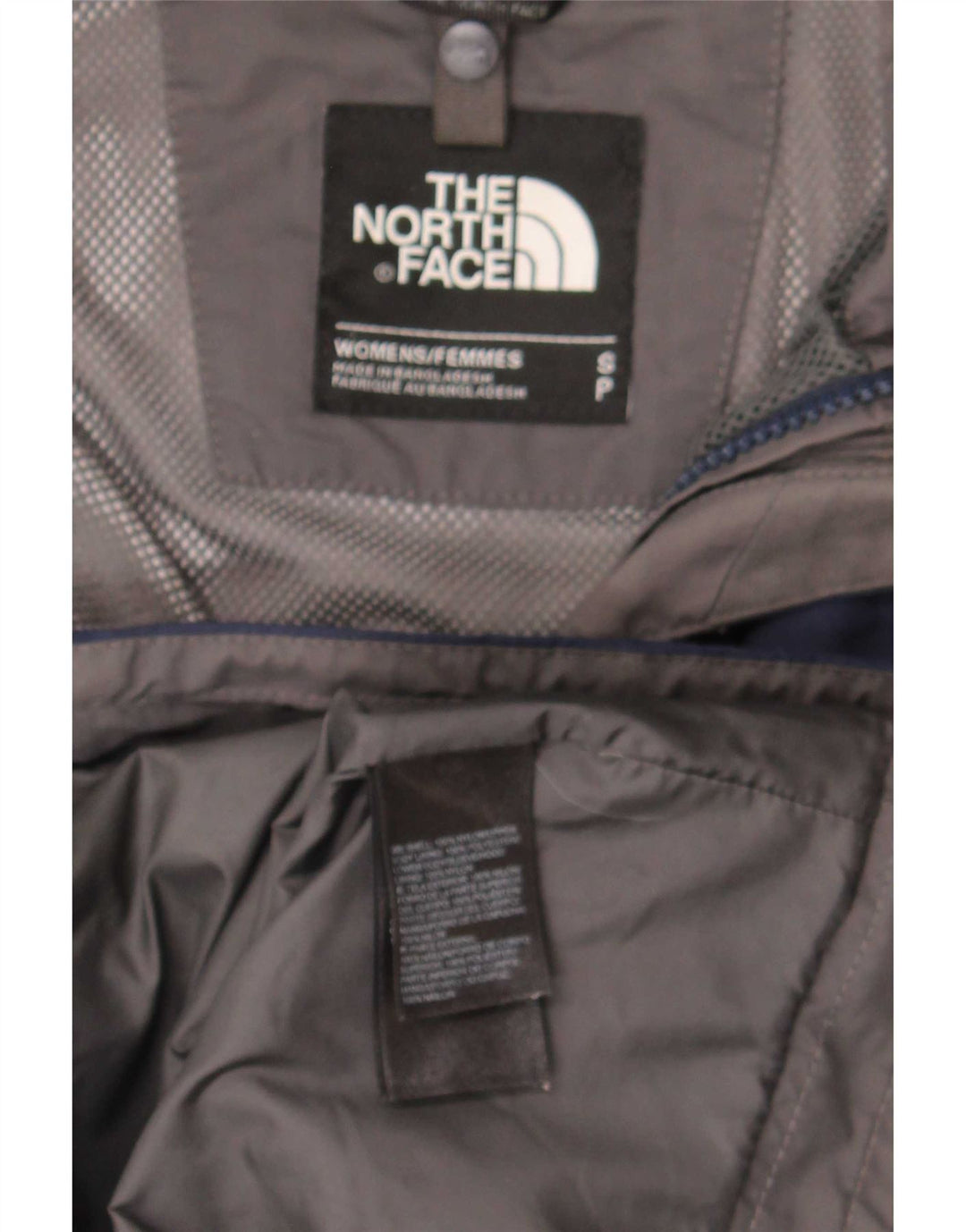 Женская оверсайз-дождевик с капюшоном The North Face UK 10, маленькая, темно-синяя
