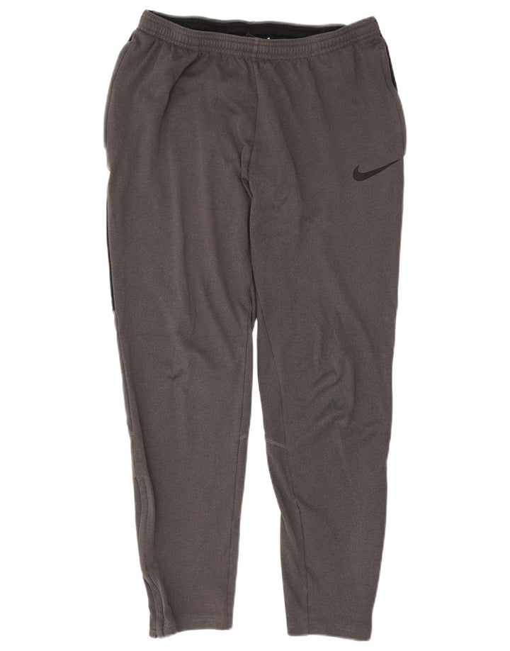 Мужские спортивные брюки Nike Dri Fit, маленький серый полиэстер