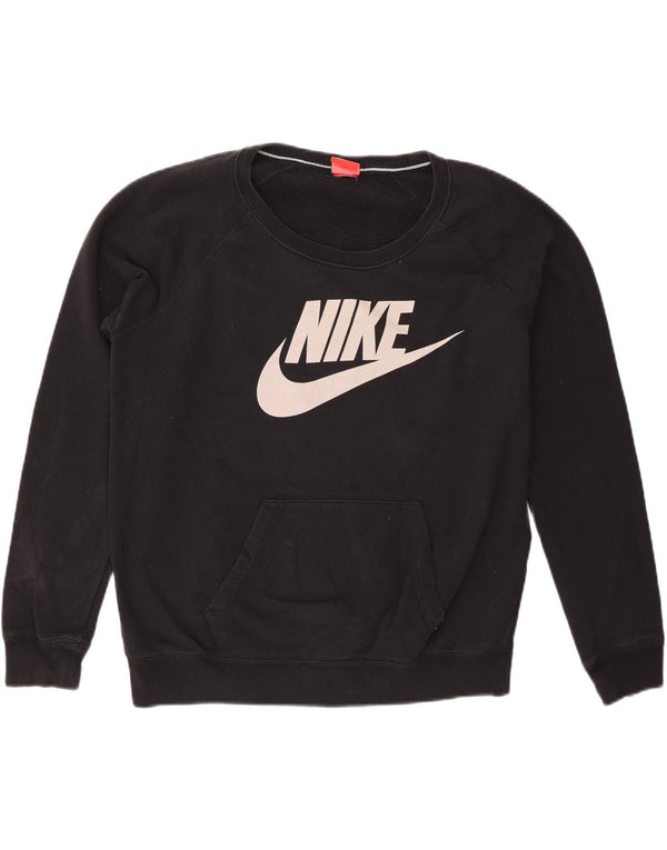 Мужской свитшот с рисунком Nike XL, черный, хлопок