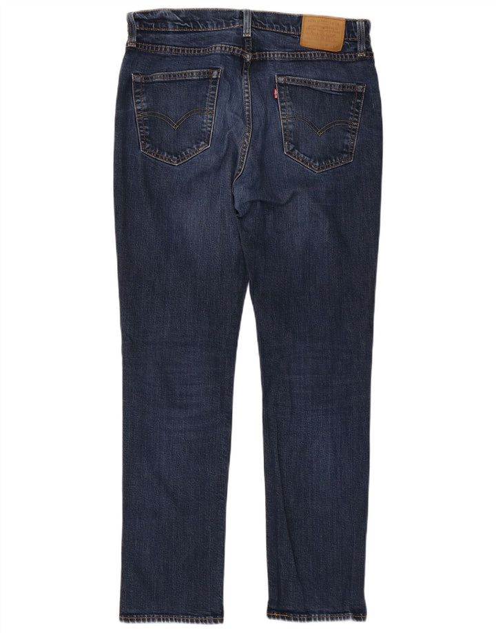 Мужские джинсы Levi's 511 Slim W34 L32 Темно-синие, хлопок