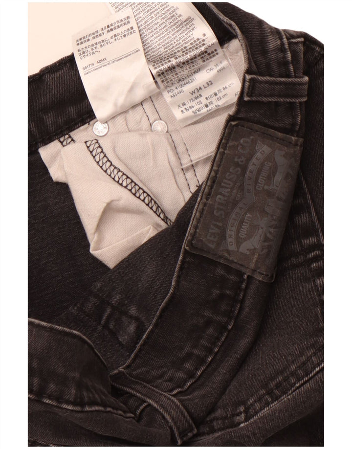 Женские джинсы LEVI'S 511 Slim W34 L32, черный хлопок