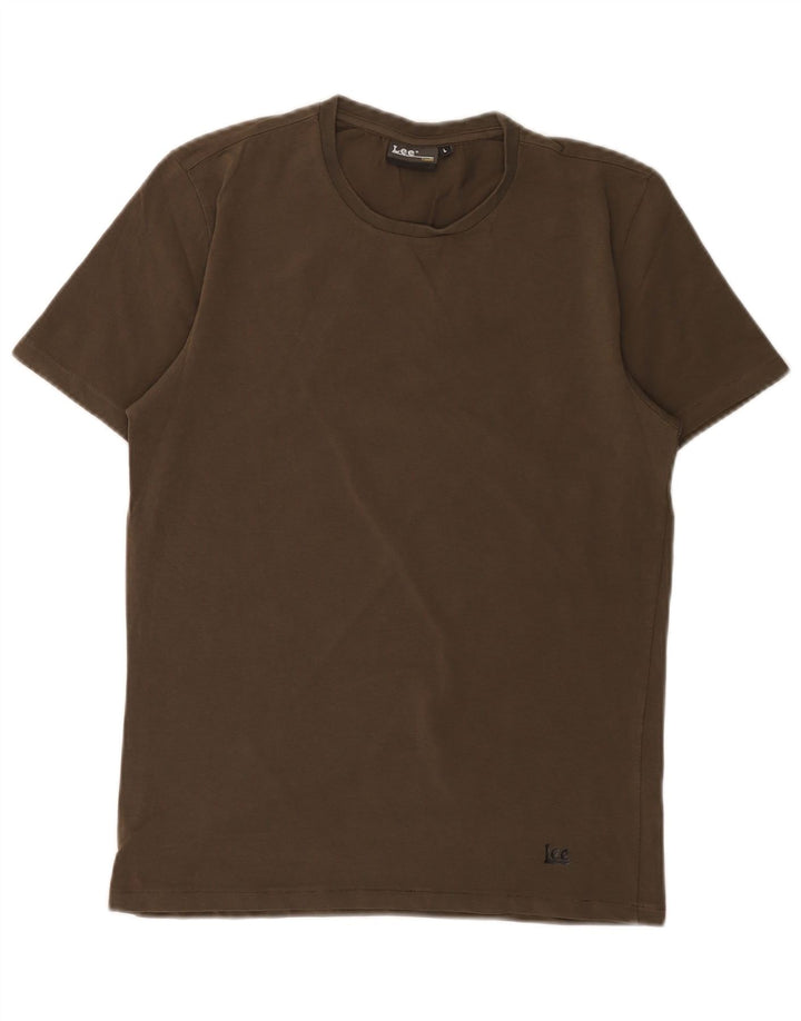 Женская футболка Lee Top UK 14, большой хаки