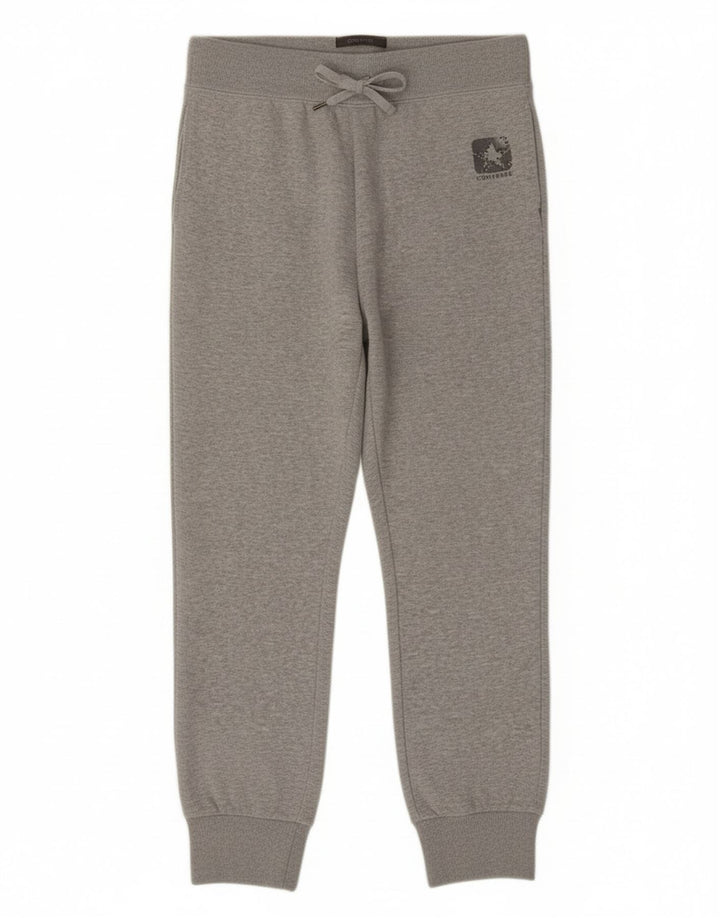 CONVERSE Womens Tracksuit Trousers Joggers UK 12 Medium  Grey