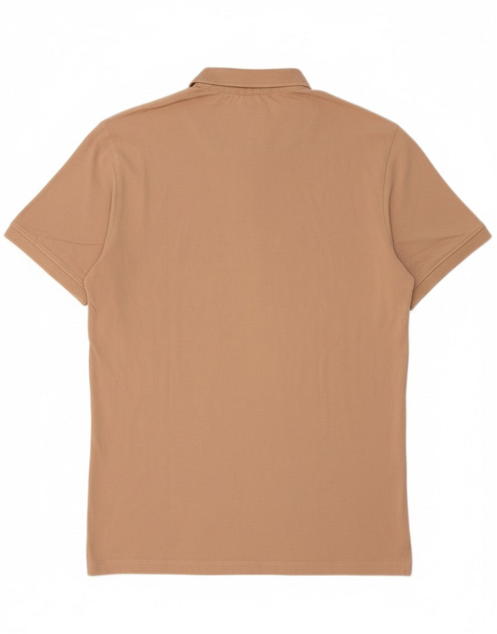 GAS Mens Polo Shirt Large Beige Cotton Vintage Gas and Second-Hand Gas from Messina Hembry 
