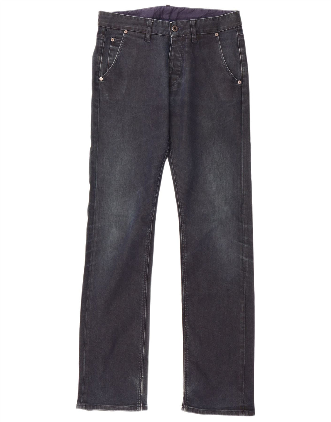 Massimo Dutti мужские прямые джинсы EU 40 Medium W31 L34 Navy Blue Cotton