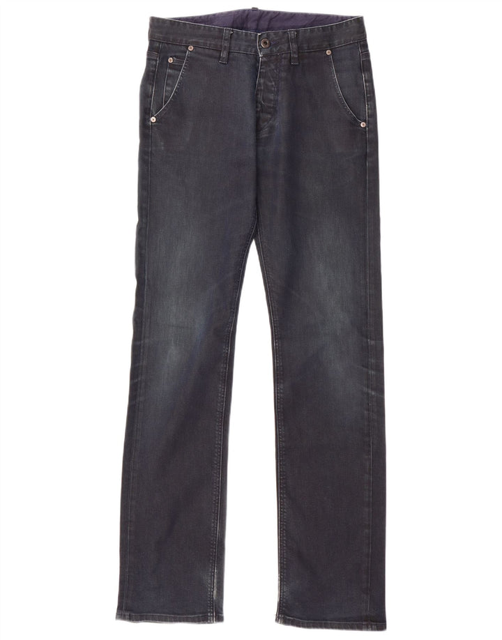 Massimo Dutti мужские прямые джинсы EU 40 Medium W31 L34 Navy Blue Cotton