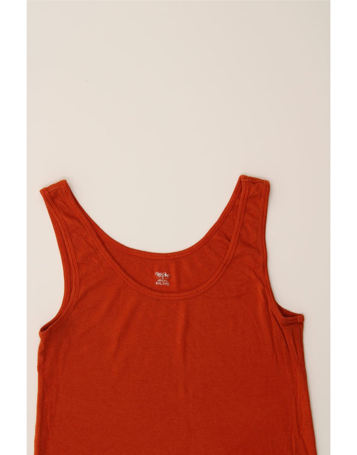 MOSSIMO Girls Vest Top 13-14 Years 2XL Red Cotton Vintage Mossimo and Second-Hand Mossimo from Messina Hembry 