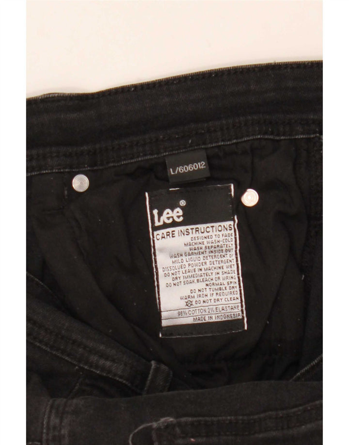 Женские джинсовые шорты Lee W32, черные, хлопковые