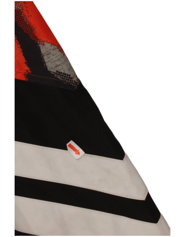 SUPERDRY Мужской пуловер-дождевик с капюшоном UK 40 Большой Черный Пятнистый