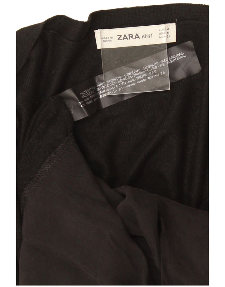Женский кардиган Zara UK 14, средний черный, купро