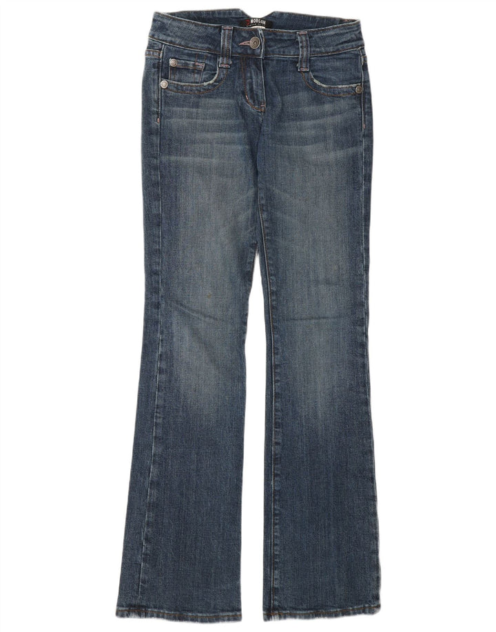 Женские джинсы Bootcut Morgan EU 36, маленькие W28 L32, синие, хлопок