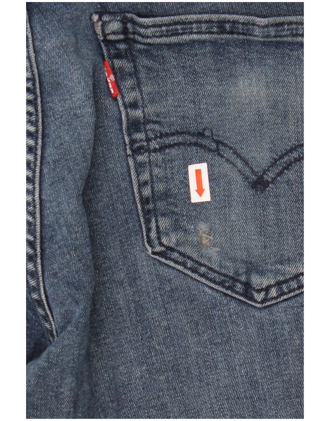 Мужские зауженные джинсы LEVI'S 502 W34 L32 Синие, хлопок