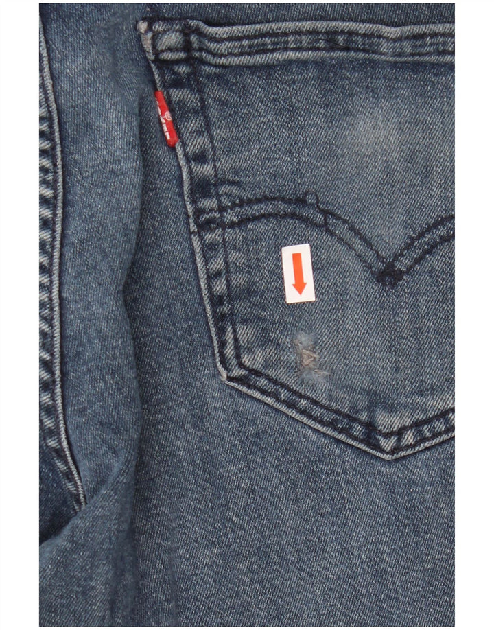 Мужские зауженные джинсы LEVI'S 502 W34 L32 Синие, хлопок