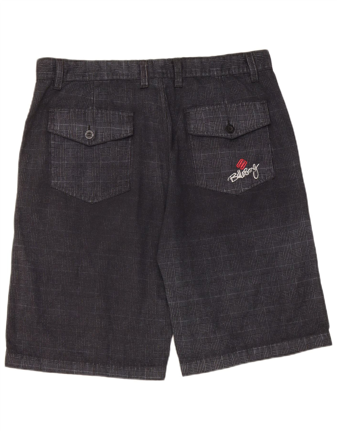 Мужские шорты чинос Billabong W40 XL, черные, хлопковые в клетку