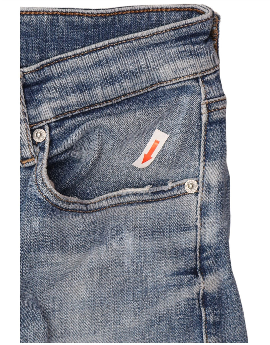 Мужские джинсы скинни Calvin Klein W29 L32, синий хлопок