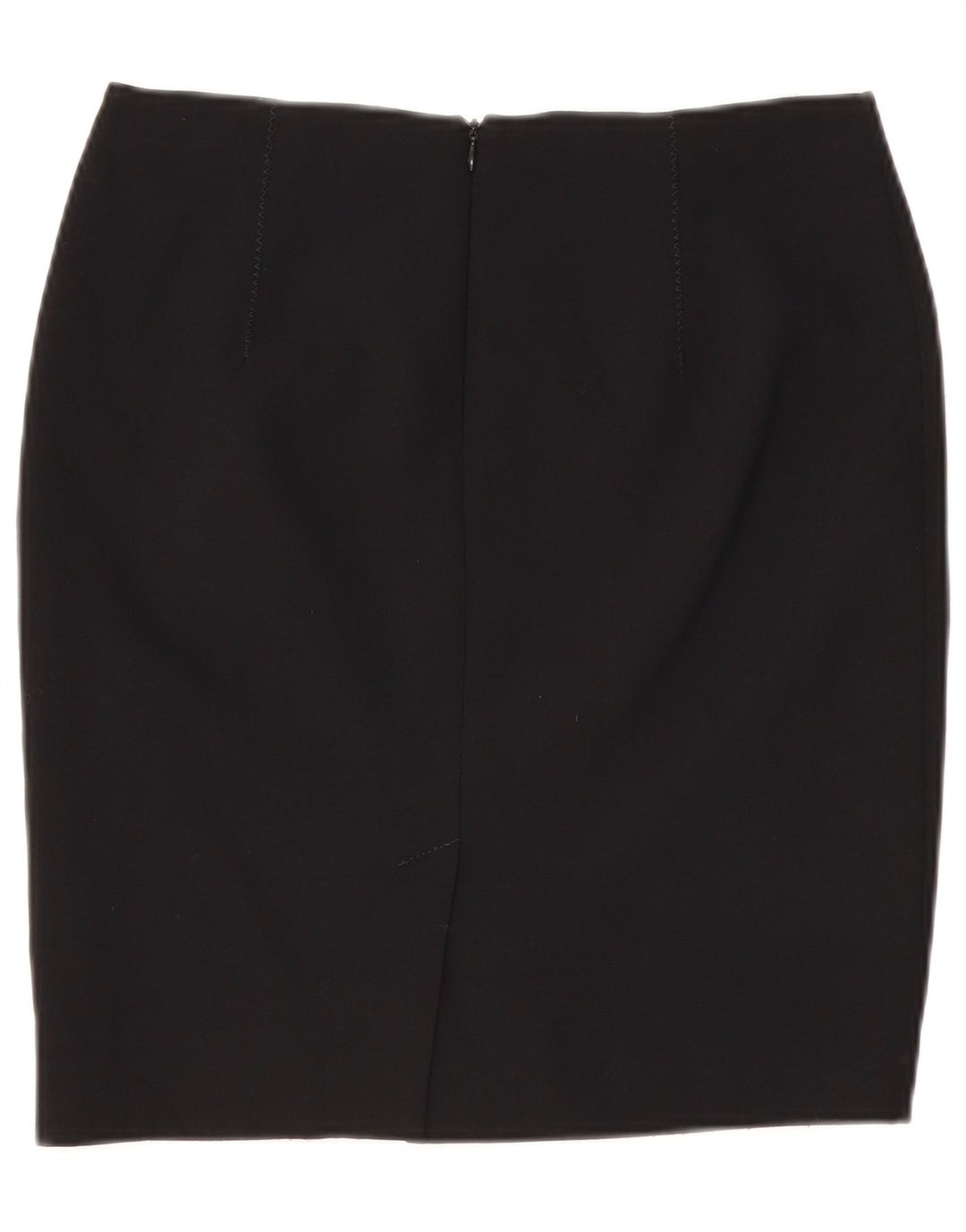 Женская юбка-карандаш VINTAGE UK 10, маленькая W29, черный полиэстер