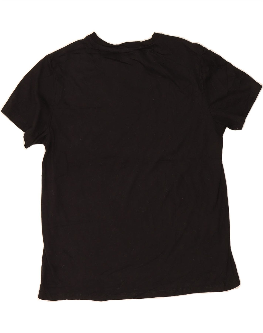 CHAMPION Womens Graphic T-Shirt Top UK 14 Medium Black Polyester Vintage Champion and Second-Hand Champion from Messina Hembry 