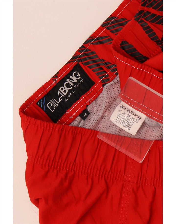Billabong Мужские шорты для плавания с рисунком, средний красный полиэстер