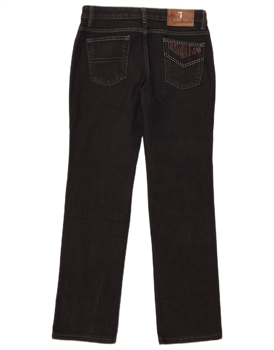 Женские прямые джинсы Trussardi W28 L29, черный хлопок