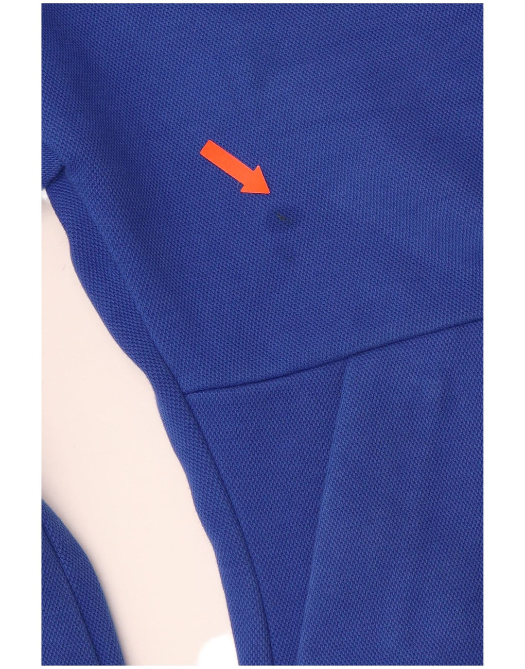 Женский свитер с капюшоном ADIDAS на молнии с графическим рисунком, Великобритания, 12/14, средний синий, хлопок