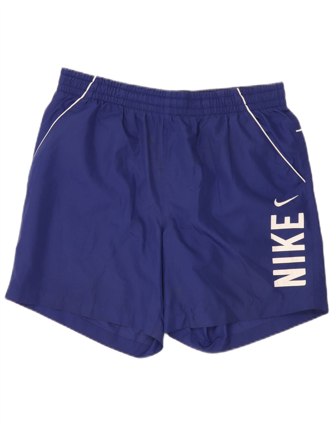 Мужские спортивные шорты с рисунком Nike, большие синие, полиэстер