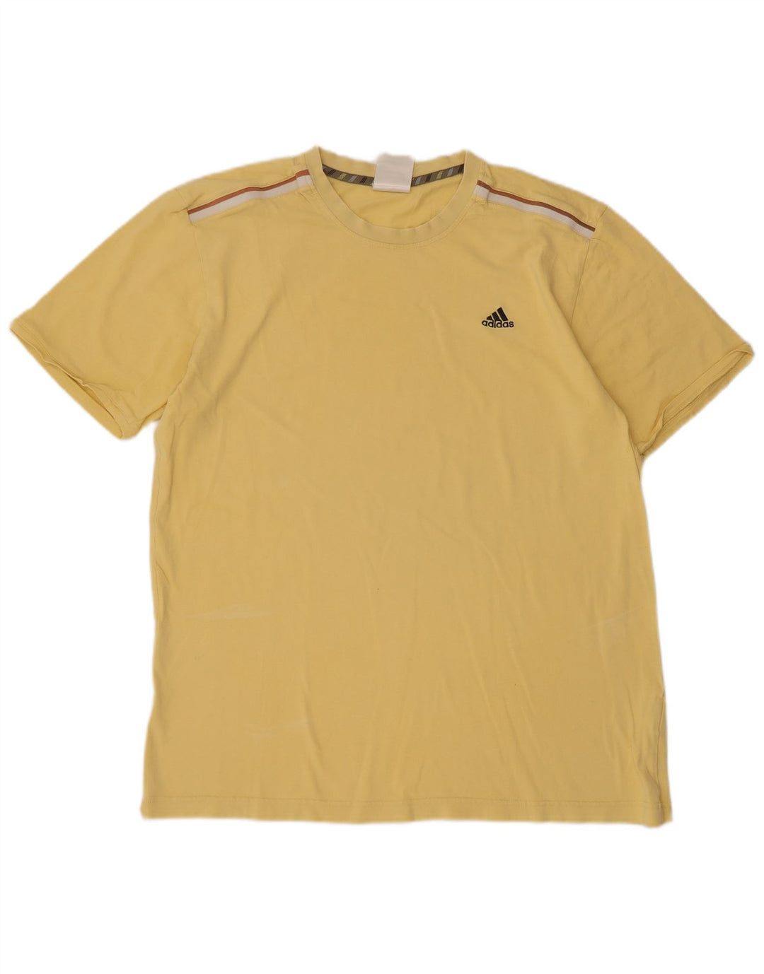 Adidas Мужская футболка Top Large Yellow Cotton