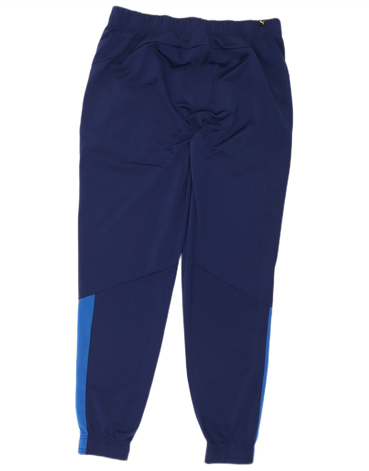 Мужские спортивные брюки Puma Joggers XL синие, полиэстер с цветными блоками