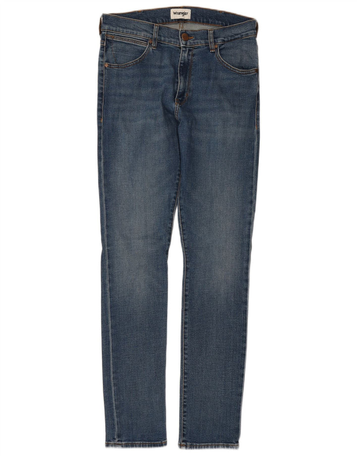 Мужские джинсы WRANGLER Larston Slim W31 L34, синий хлопок