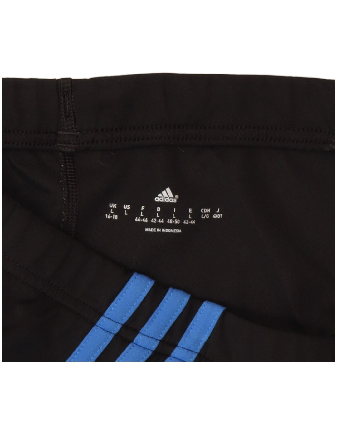 Женские леггинсы-капри Adidas UK 16/18, большой черный полиэстер