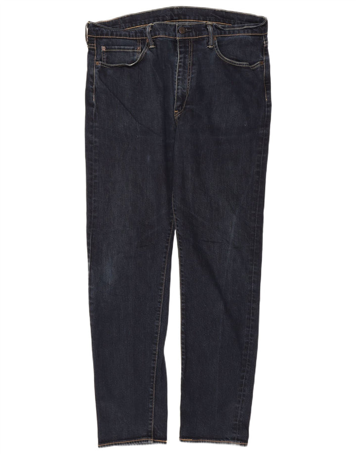 Мужские прямые джинсы Levi's 522 W38 L34 темно-синие, хлопок