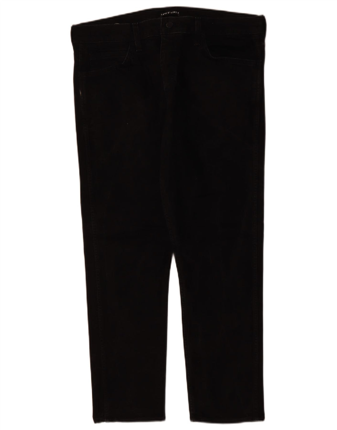 Мужские прямые джинсы LEVI'S W36 L27, черный хлопок
