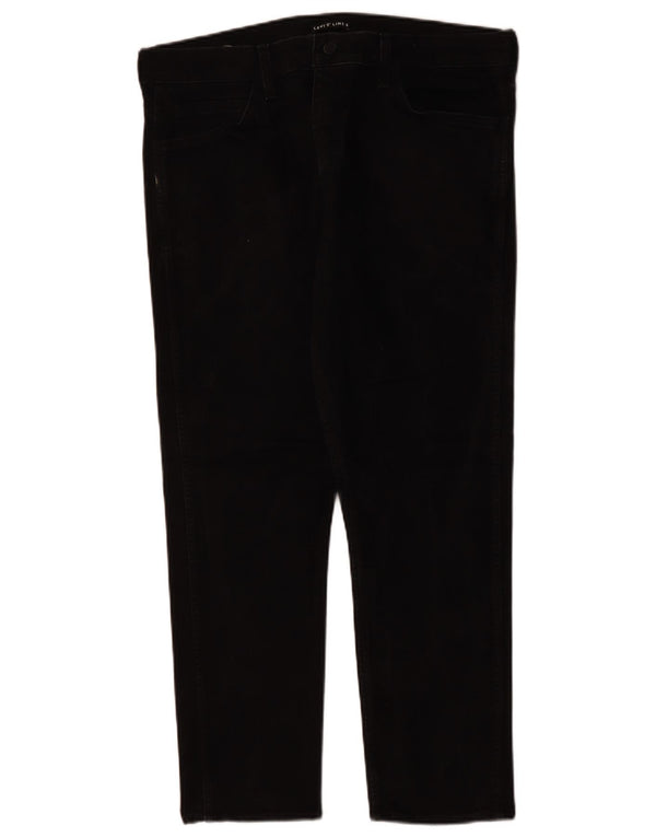 Мужские прямые джинсы LEVI'S W36 L27, черный хлопок