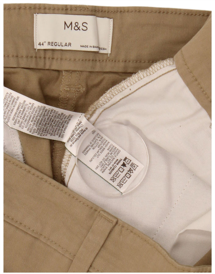 Мужские шорты чинос Marks & Spencer W44 2XL бежевые, хлопок