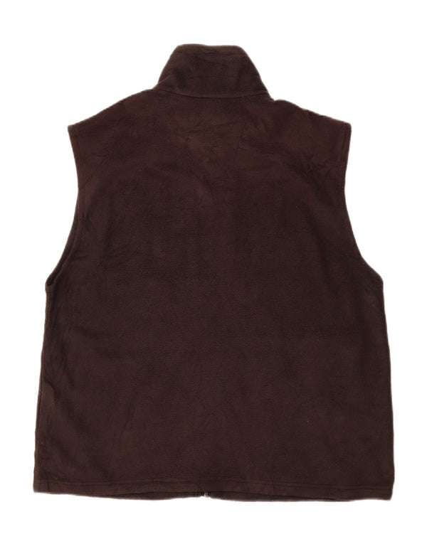 Мужской флисовый жилет COLUMBIA UK 40, большой размер, черный полиэстер