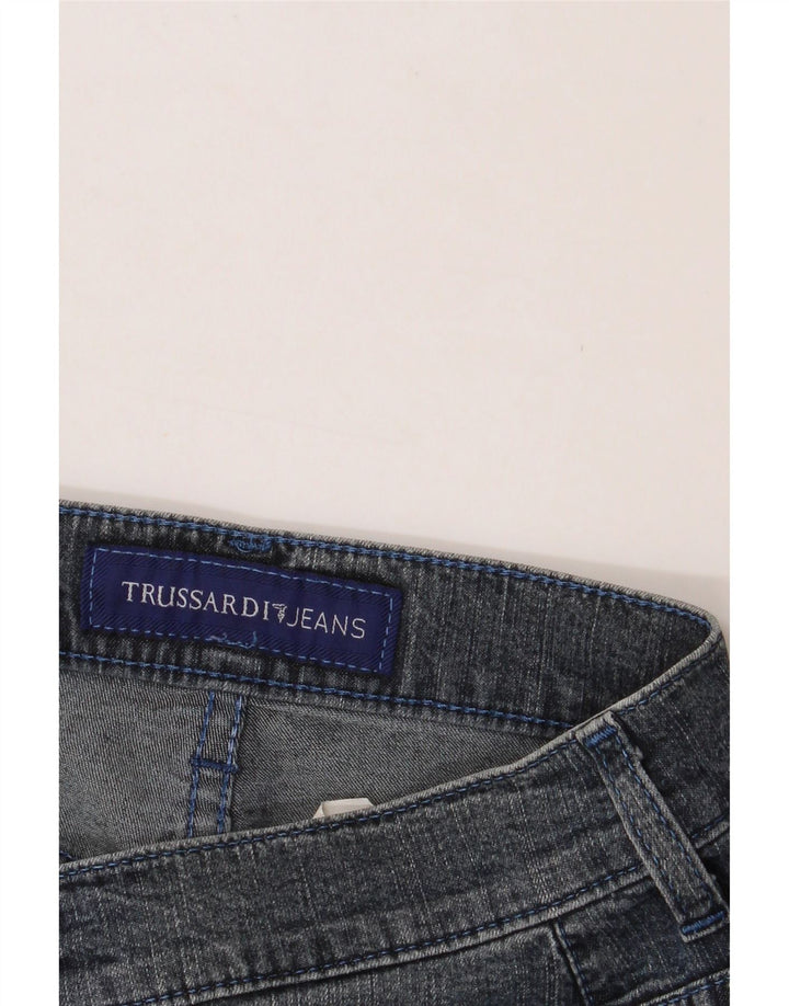 TRUSSARDI Womens Straight Jeans W28 L27 Blue Cotton Vintage Trussardi and Second-Hand Trussardi from Messina Hembry 