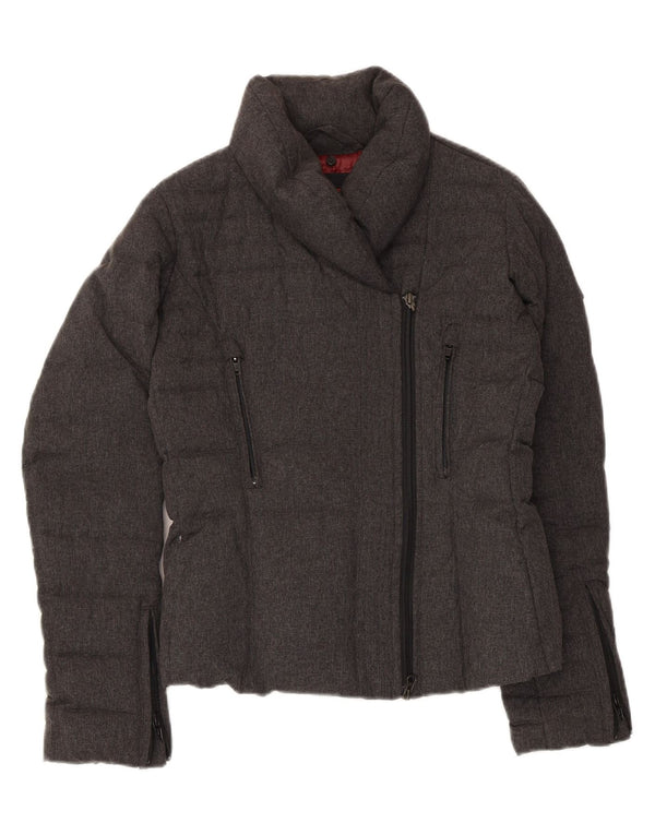 Bomboogie Womens Padded Jacket UK 10 Small Grey Nylon