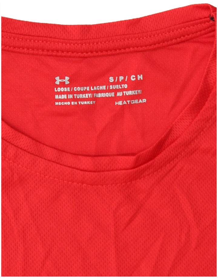 UNDER ARMOR Мужская футболка Heat Gear Top Small Red