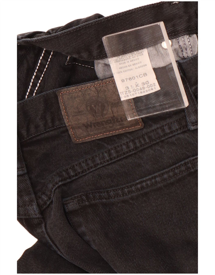 Мужские укороченные джинсы Wrangler W31 L24, черный хлопок