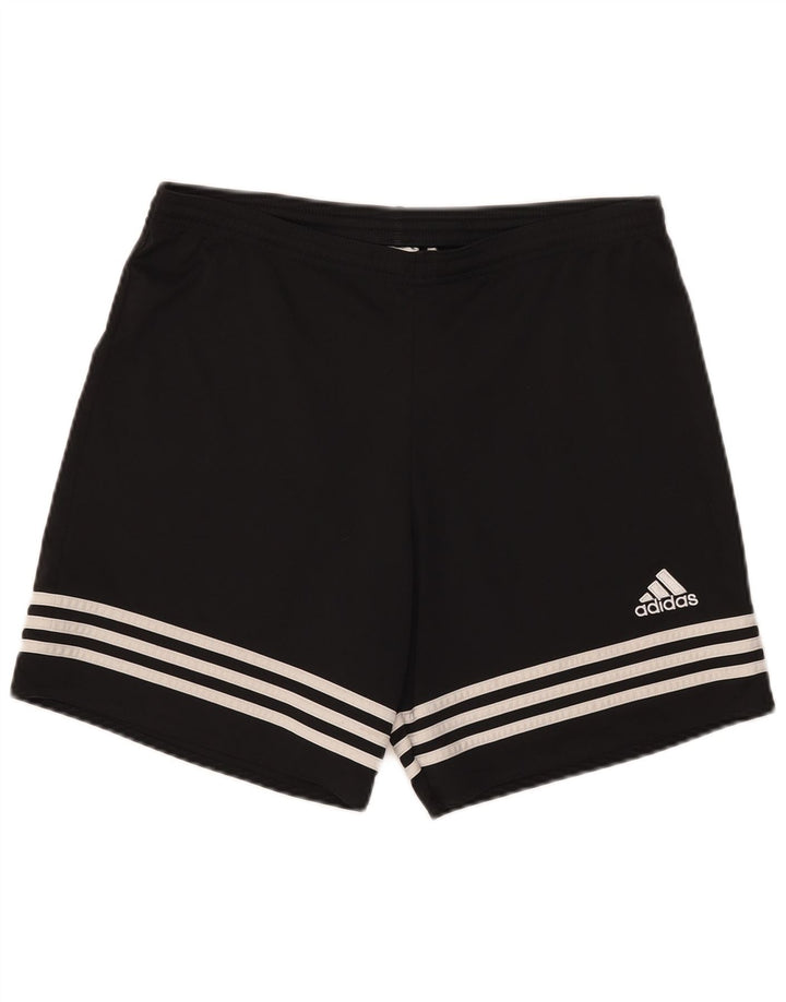 Мужские спортивные шорты Adidas Climalite, средний черный полиэстер