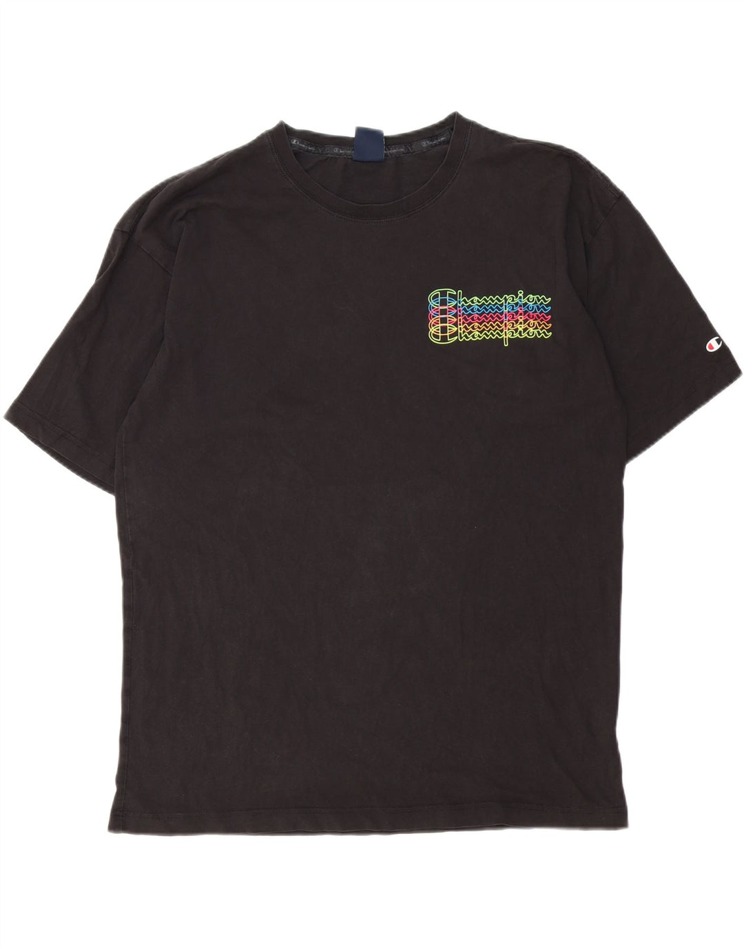 Мужская футболка с рисунком Champion 2XL, черная