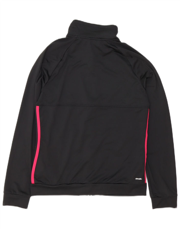 Женская верхняя куртка Adidas Climalite Oversized, Великобритания 8/10, маленькая черная