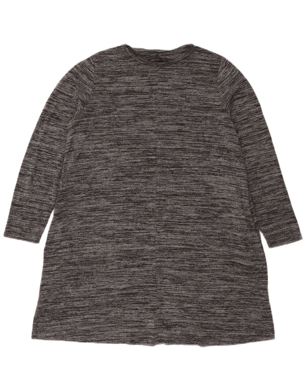 Женский джемпер Marks & Spencer UK 18 XL, серый полиэстер с крапинками