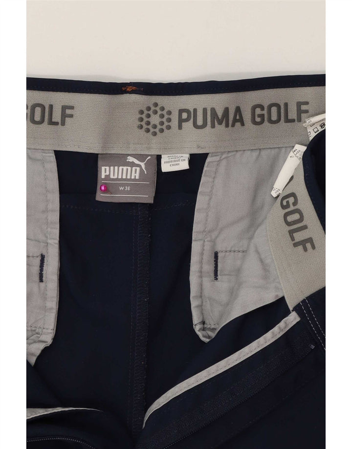 Мужские брюки-чиносы для гольфа Puma W36 L30 темно-синие, полиэстер
